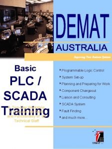 Improving Your Business Systems Basic PLC SCADA Training