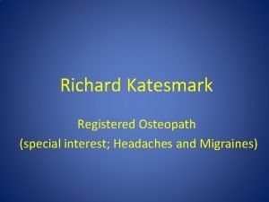 Richard katesmark