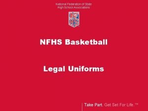 Nfhs basketball uniform rules