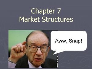 Chapter 7 Market Structures Aww Snap Perfect Competition