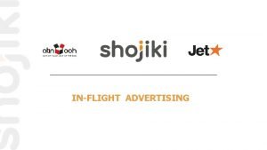 Inflight advertising cost