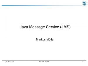 [author] java message service - jms fundamentals course