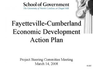 FayettevilleCumberland Economic Development Action Plan Project Steering Committee