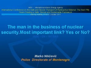 IAEA International Atomic Energy Agency International Conference on