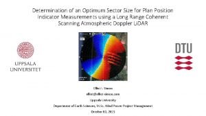 Determination of an Optimum Sector Size for Plan