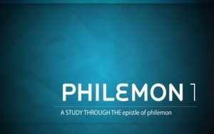 PHILEMON A LESSON IN RELATIONAL DEPTH Aron Osborne