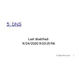 5 DNS Last Modified 9242020 9 03 15