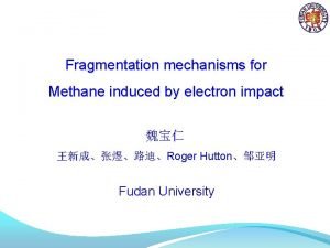 Fragmentation mechanisms for Methane induced by electron impact