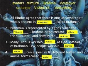 Brahma avatars