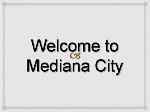 Mediana city