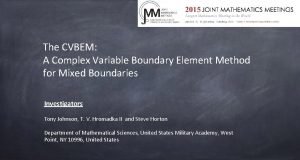 The CVBEM A Complex Variable Boundary Element Method