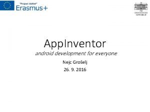 App inventor vs android studio