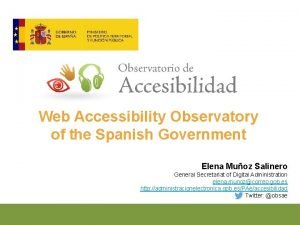 Web Accessibility Observatory of the Spanish Government Elena