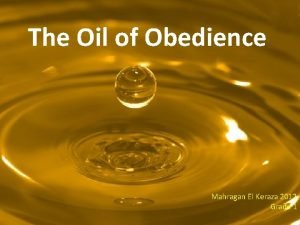 The Oil of Obedience Mahragan El Keraza 2012