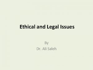 Dr ali saleh