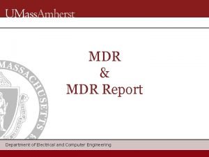 Mdr department Mdr department