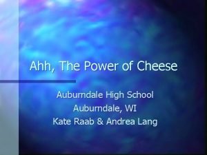 Ahh the power of cheese