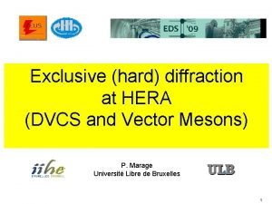 Exclusive hard diffraction at HERA DVCS and Vector