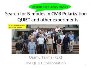 Ultimate High Energy Physics Search for Bmodes in