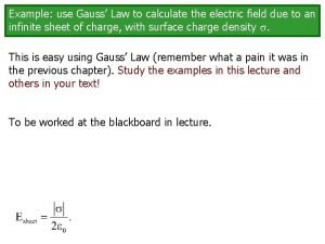 Gauss law example problems