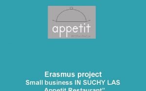 Erasmus project Small business IN SUCHY LAS introduction