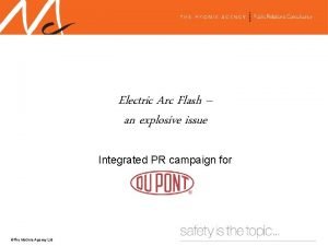 Electric Arc Flash an explosive issue Integrated PR