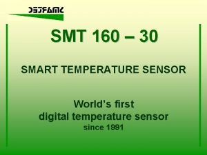 Digital thermal sensor