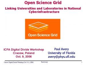 Open Science Grid Linking Universities and Laboratories in