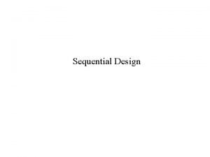 Sequential code example