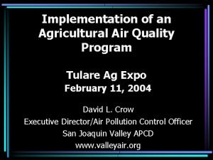 Tulare air quality