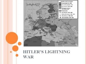 Hitlers lightning war