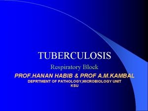 Primary tuberculosis