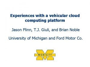 Vehicular cloud