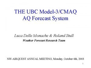 Roland stull ubc Roland stull ubc
