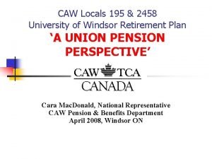 Planning for retirement windsor Planning for retirement windsor