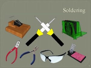 Describe soldering iron