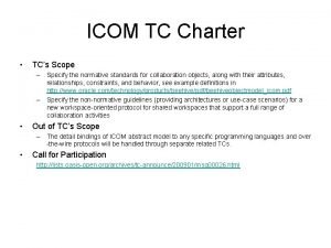 Tcs charter