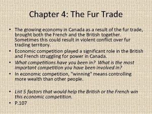 Fur trade canada