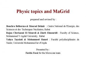 Physic topics