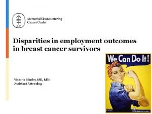 Disparities in employment outcomes in breast cancer survivors