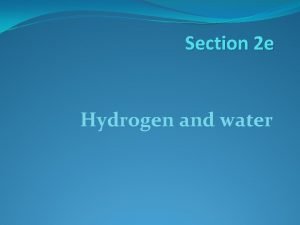 Hydrogen combustion word equation