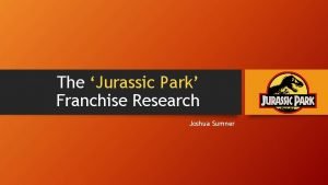 Jurassic park target audience
