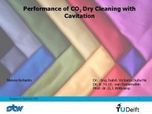 Dry cleaning delft