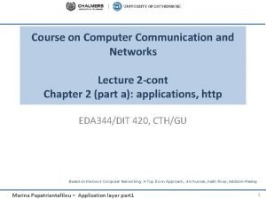 Computer communication course