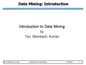 Data mining tan