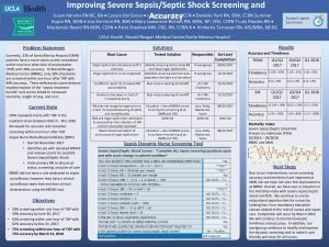 Improving Severe SepsisSeptic Shock Screening and Susan Abrams