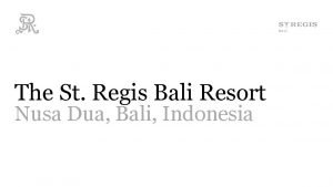 Strand villa st regis bali Strand villa st regis bali