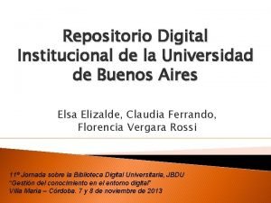 Repositorio universidad de buenos aires Repositorio universidad de buenos aires