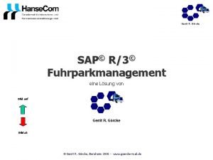 Fuhrparkmanagement software sap