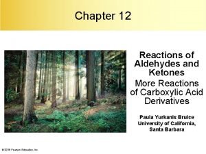 Aldehyde reactions